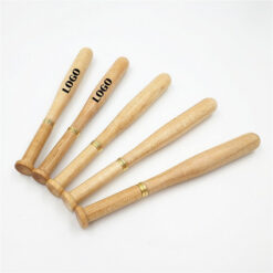 Natural Wooden Baseball Bat Shaped Pen