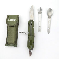 Camping Folding Knife Fork and Spoon Set