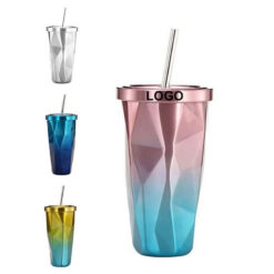 Gradient Straw Tumbler