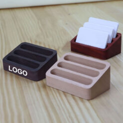 Creative Solid Wood Card Holder