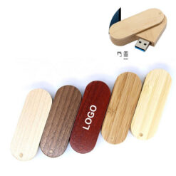 Bamboo and Wood Rotary U Disk