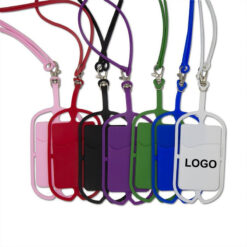 Silicone Lanyard with Phone Holder & Wallet