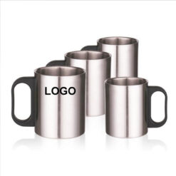 Rubber Handle Portable Mug