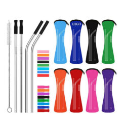 Burn Protection Stainless Steel Straw Set