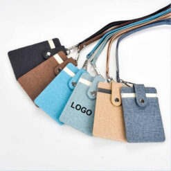 Fabric Work Id Card Case