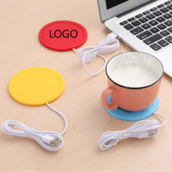 USB Heated Soft Rubber Coaster