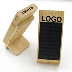 Outdoor Bamboo Solar Mobile Power Supply