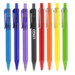 Plastic Retractable Ballpoint Pen