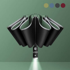 Auto LED Inverted Umbrella with Reflector