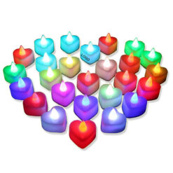 Heart Shaped Electronic Candle Light