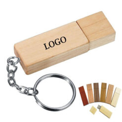 Long Bamboo and Wood U Disk