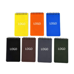 Waterproof Pocket Top Spiral Memo Steno Pad with Grid