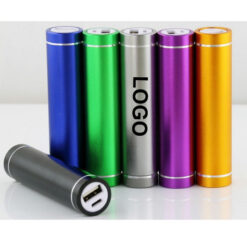 2000mAh Metal Round Tube Power Bank
