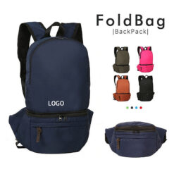 Nylon Sports Foldable Backpack