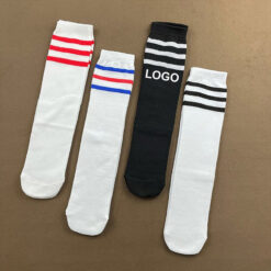 Three Bar Long Soccer Socks