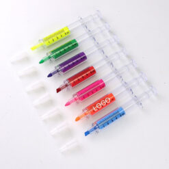 Syringe Highlighters Fluorescent Needle Pen