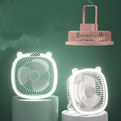 Portable USB Night Light Fan with Mini Design