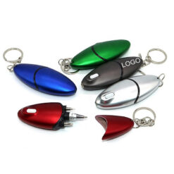 Retractable Shuttle Ballpoint LED Pen