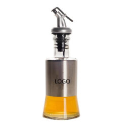 Stainless Steel Glass Oil Pot