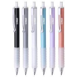 Retractable Ballpoint Pen with Super Soft Grip