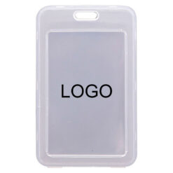 Simple Transparent Flip Card Holder