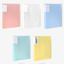 Plastic Sleeves Display Book Multicolor