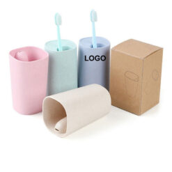 Wheat Straw Toothbrush Mug