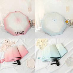 Inverted Umbrella with C-Shaped Handle