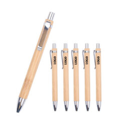 Bulk Wooden Bamboo Pen Engraving Wooden Ballpoint Pen