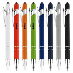 Portable Ballpoint Pen with Stylus Tip