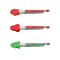 Cute Christmas Silicone Tong for Cooking