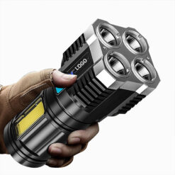Outdoor Led Portable Home Usb Rechargeable Flashlight