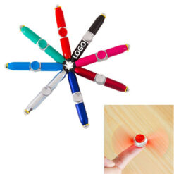 Rotating Light Up Stress Relief Ballpoint Pen