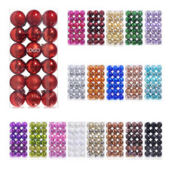36pcs Christmas Plastic Balls