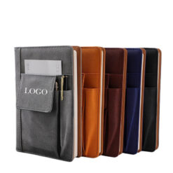 A5 Multi-functional Slip Pocket Office Notebook