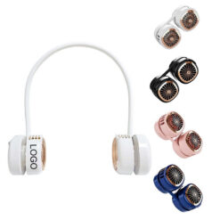 USB Neck Fan Ergonomic Cooling Headphone Style