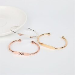 C-shaped Copper Plated Bracelet