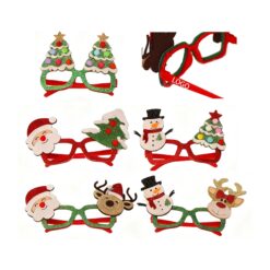 Christmas Glitter Holiday Party Glasses