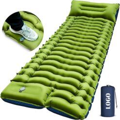 Ultralight Inflatable Camping Mat with Built-in Pillow