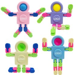 Transformable Robot Chain Fingertip Fidget Spinner