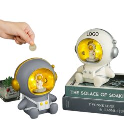 Astronaut Nightlight Piggy Money Saver