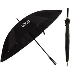 Large Reinforced Storm Resistant Straight Handle Umbrella