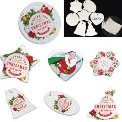 Christmas Ceramic Piece Pendant