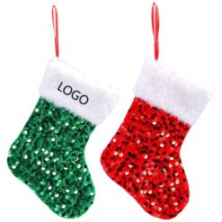 Sparkling Christmas Socks Gift Bag