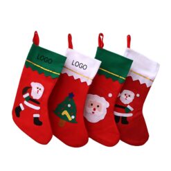 Christmas Stockings Decor Non-Woven Hanging Stocking Bag