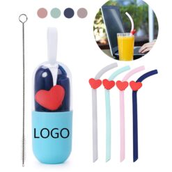 Silicone Food Grade Folding Straws