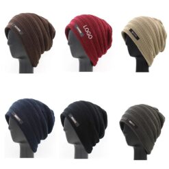 Knitted Cap With Padded Ears