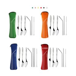 6 Pieces Tableware Set with Portable Case