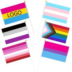 Rainbow Handheld Flag