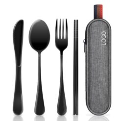 Stainless Steel Reusable Travel Cutlery Set